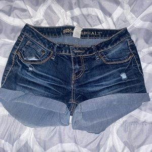 Denim shorts